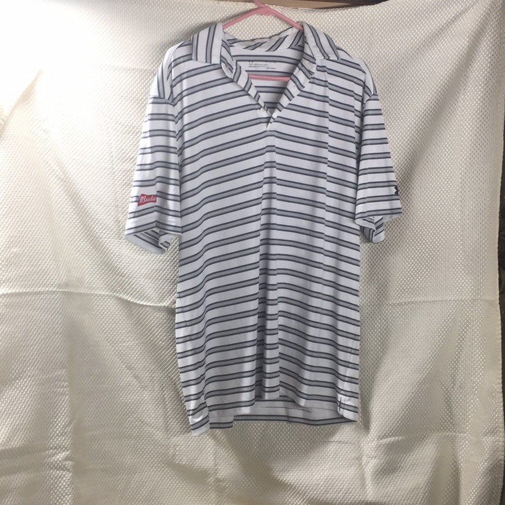 Men’s XL Under Amour Golf Budweiser Polo